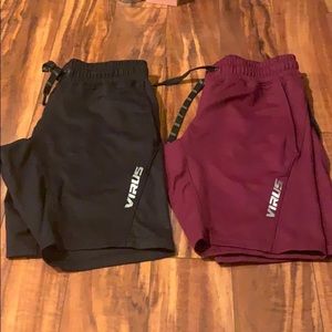 Virus bioceramic training shorts